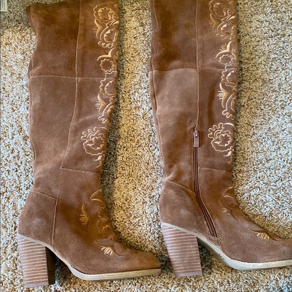 Sbicca acapella tan over the knee boots - Picture 5 of 7